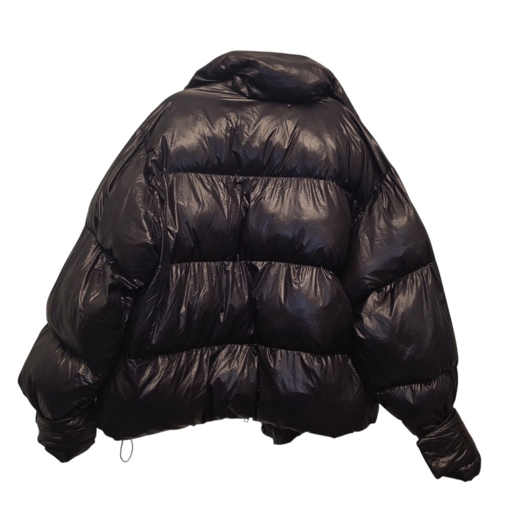 Oval Square Down Black Puffer Jacket - image 4
